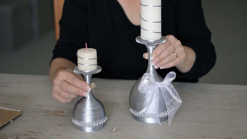 cómo hacer candelabros